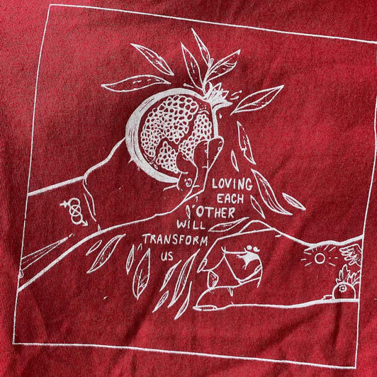Loving each other will transform us t-shirt