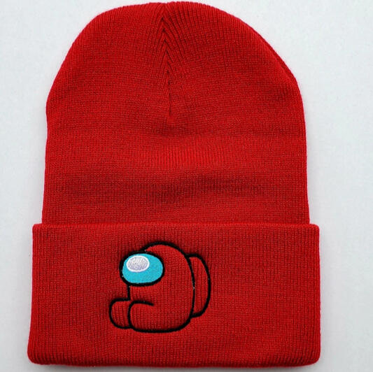 Red among us beanie