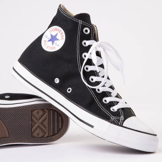 Black converse high tops